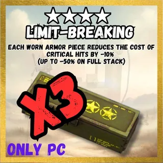 X3 Limit-Breaking Legendary Mod
