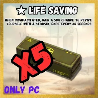 X5 Life Saving Legendary Mod