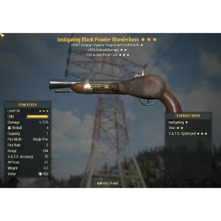 Black Powdder Blunderbuss Instigating/50C/25