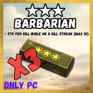 X3 Barbarian Legendary Mod