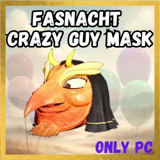 Fasnacht Crazy Guy Mask