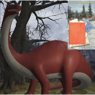 Plan: Giant Red Brontosaurus