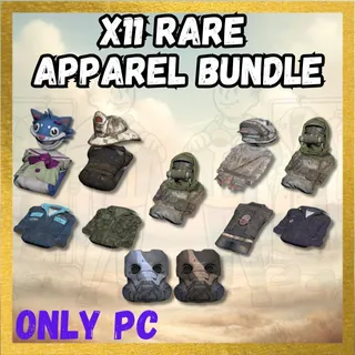 X11 RARE APPAREL BUNDLE (ONLY PC)