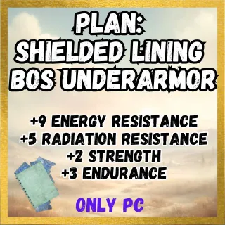 Plan:  Shielded Lining  BoS Underarm