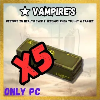 X5 Vampire's Legendary Mod