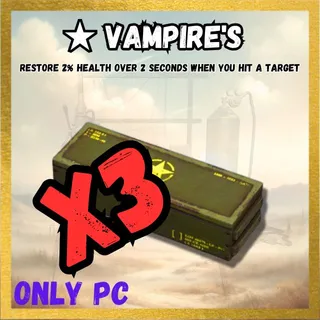 X3 Vampire's Legendary Mod