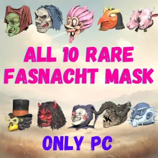 All 10 Rare Fasnacht Mask