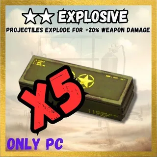 X5 Explosive Legendary mod