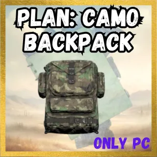 Plan: Camo Backpack