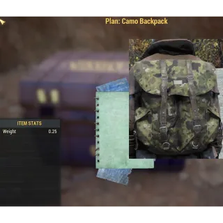 Plan: Camo Backpack