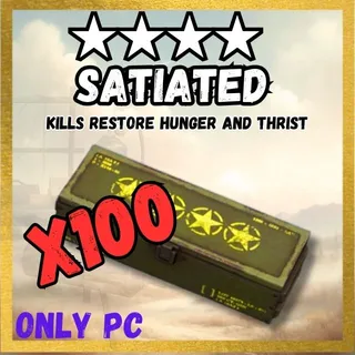 X100 Satiated Legendary mod