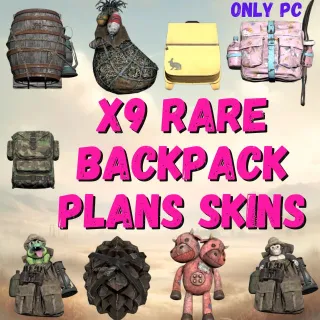 X9 Rare Backpack Plans Skins (ONLY PC)