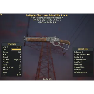 Lever Action Rifle Instigating/50Ch/