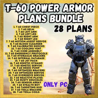 X28 T-60 Power Armor Plans