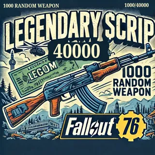 X1000 RANDOM WEAPONS 3 STAR (40000 LEGENDARY SCRIP)