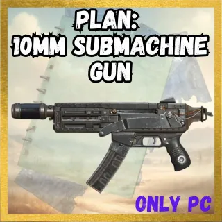 Plan: 10mm Submachine Gun