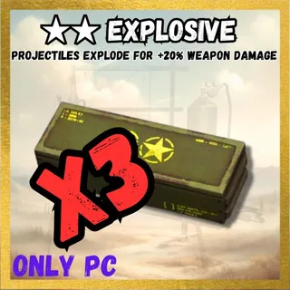 X3 Explosive Legendary Mod