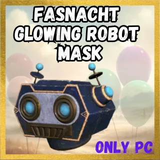 Fasnacht Glowing Robot Mask