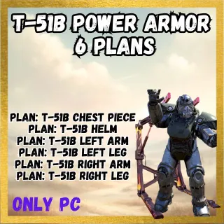 PLANS: T-51 Power Armor (6 plans)