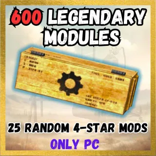 600 Legendary Modules