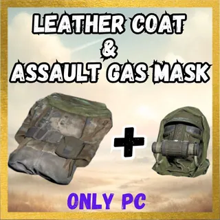 Leather Coat & Assault Gas Mask Apparel
