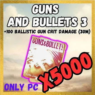 X5000 Guns  and Bullets 3 Magazine