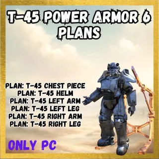 PLANS: T-45 Power Armor (6 plans)