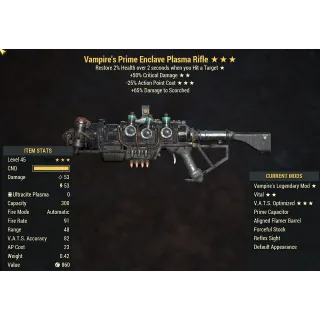 Enclave Plasma Rifle V/50C/25