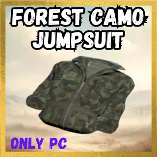 Forest Camo Jumpsuit  Apparel