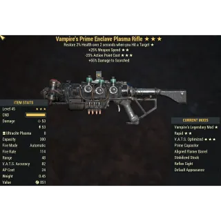 Enclave Plasma Rifle V/25/25