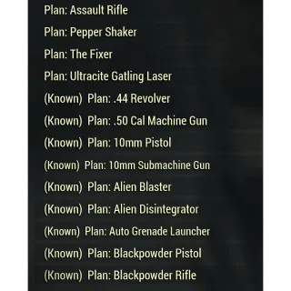 X41 WEAPON PLANS BUNDLE