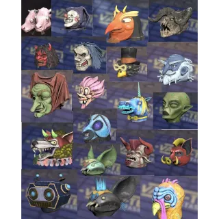 All 20 Rare Fasnacht Mask