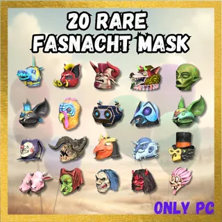 20 Rare Fasnacht Mask