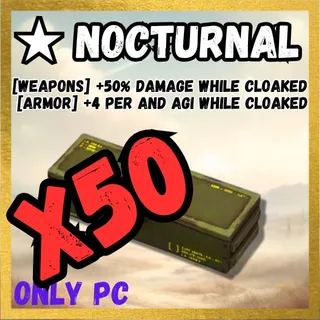 X50 Nocturnal Legendary Mod