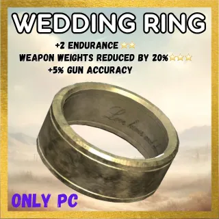 Wedding Ring +2 Endurance/WWR/+5%Accu