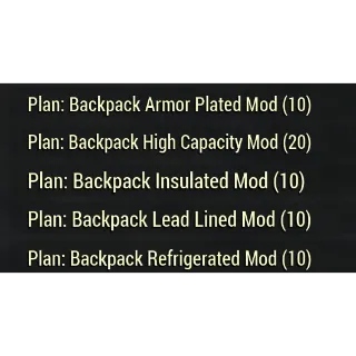 All 5 Backpack Mods Bundle