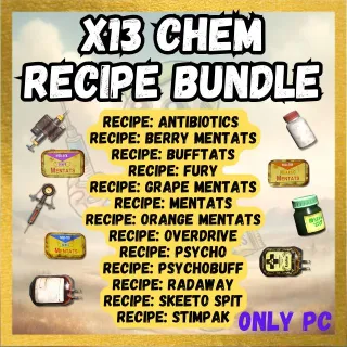 X13 Chem Recipe Bundle