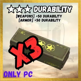 X3 Durability Legendary Mod