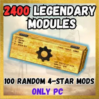 2,400 Legendary Modules
