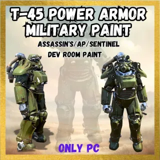 T-45 Assassin's/AP/Sent DEV ROOM PAINT full set 6/6