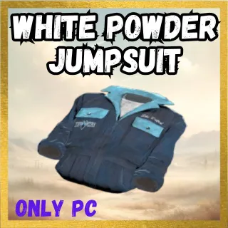 White Powder Jumpsuit Apparel