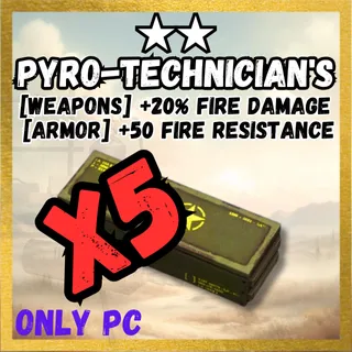 X5 Pyro-Technician's Legendary Mod