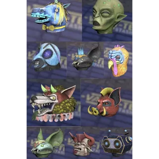 All 10 Rare Glowing Fasnacht Mask