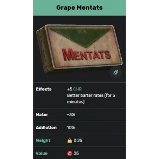 X100 GRAPE MENTATS