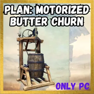 Plan: Motorized Butter Churn