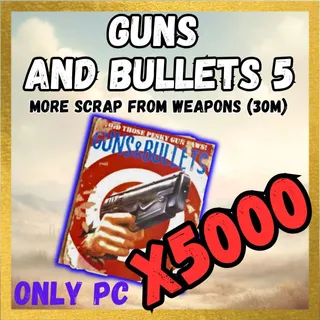 X5000 Guns  and Bullets 5 Magazine