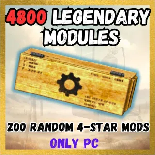 4,800 Legendary Modules