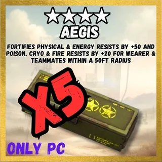 X5 Aegis Legendary Mod