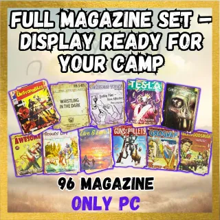 X96 Full Magazine Set – Display Ready for Your CAMP