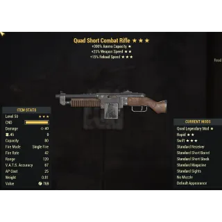 Combat Rifle Q/25/15R